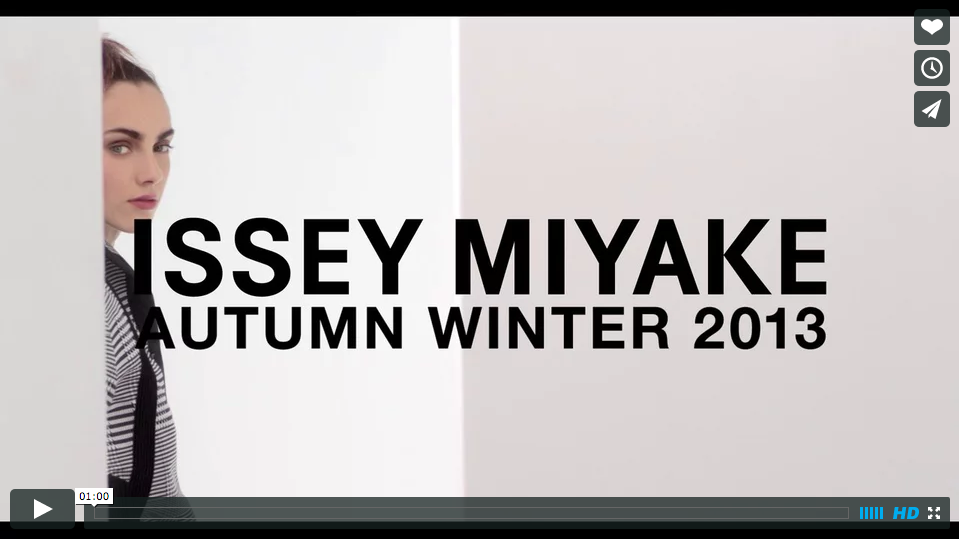 ISSEY MIYAKE Campaign video AW 2013